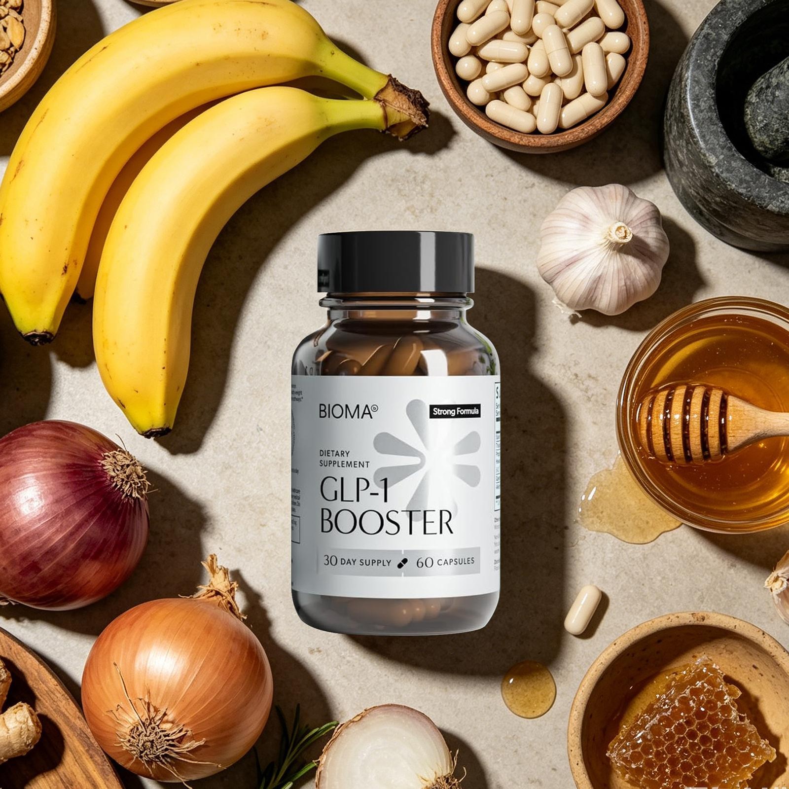 3Pack BIOMA GL-1 Booster – Natural Appetite Control Supplement