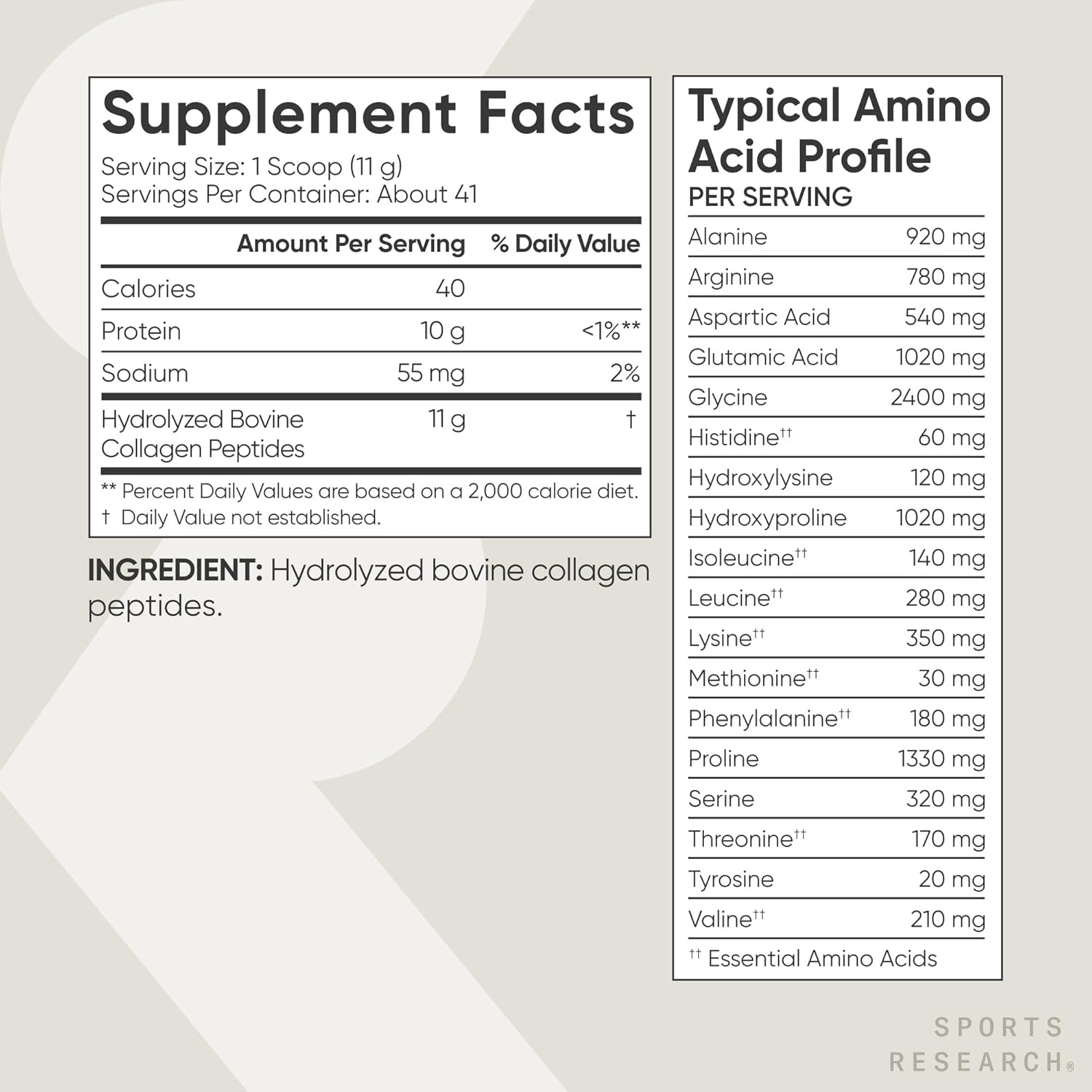 Hydrolyzed Collagen Peptides Powder for Skin, Nails, and Joint Health