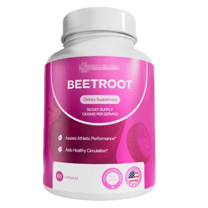 Rosabella Organic Beet Root 60 Capsules Natural Energy Boost Blood Pressure