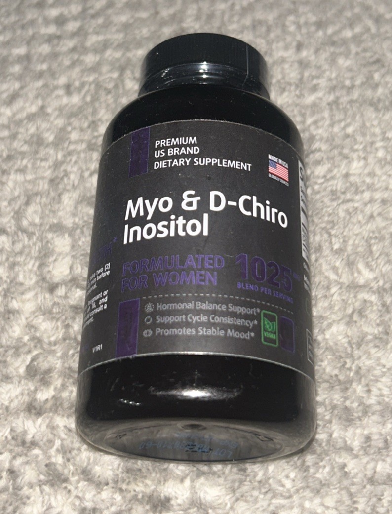 Raw Science ~ Myo & D-Chiro Inositol ~ 60 Caps ~ Sealed ~ Exp.07/2026