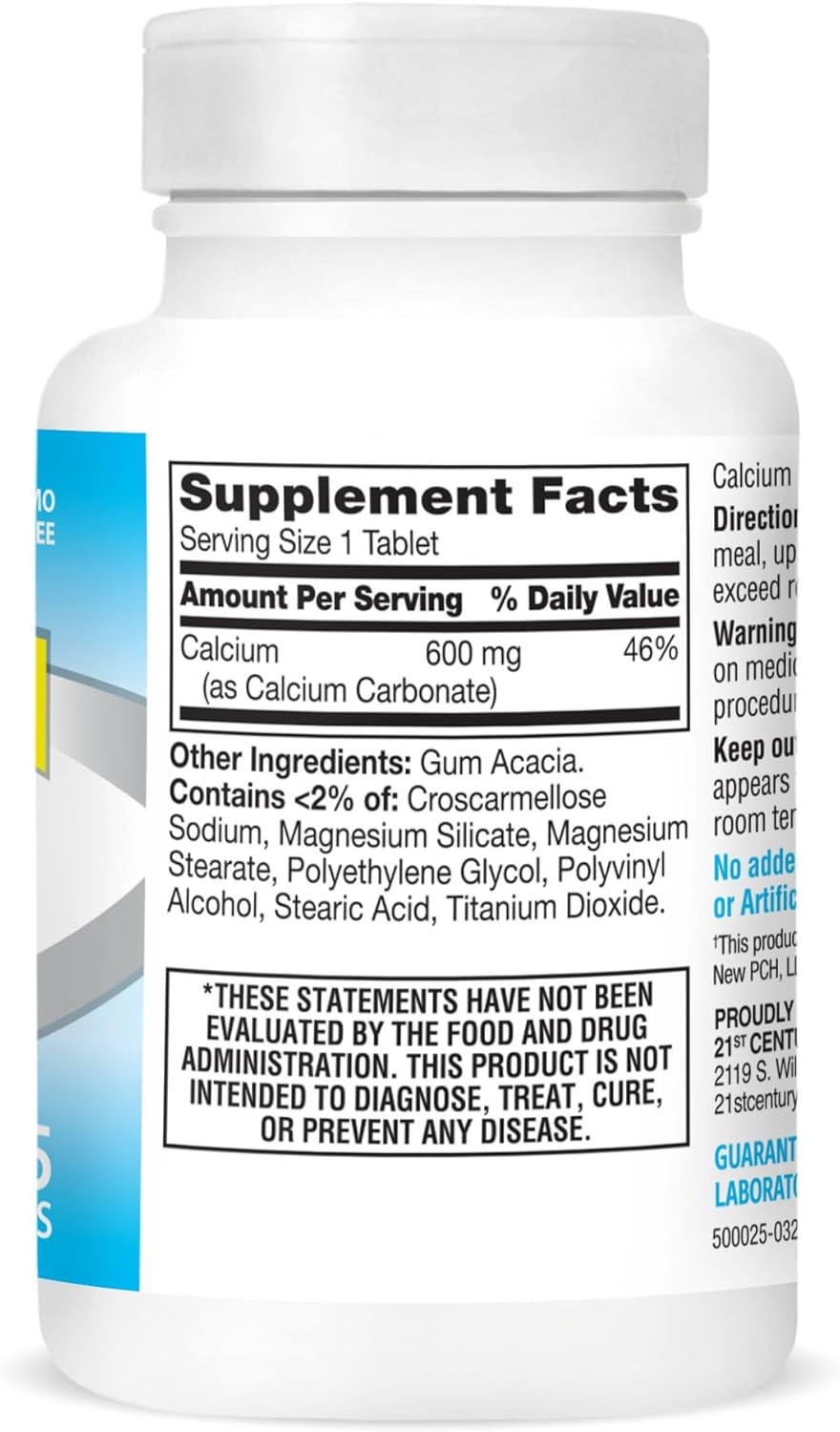 Calcium Supplement, 600 Mg, 75 Count