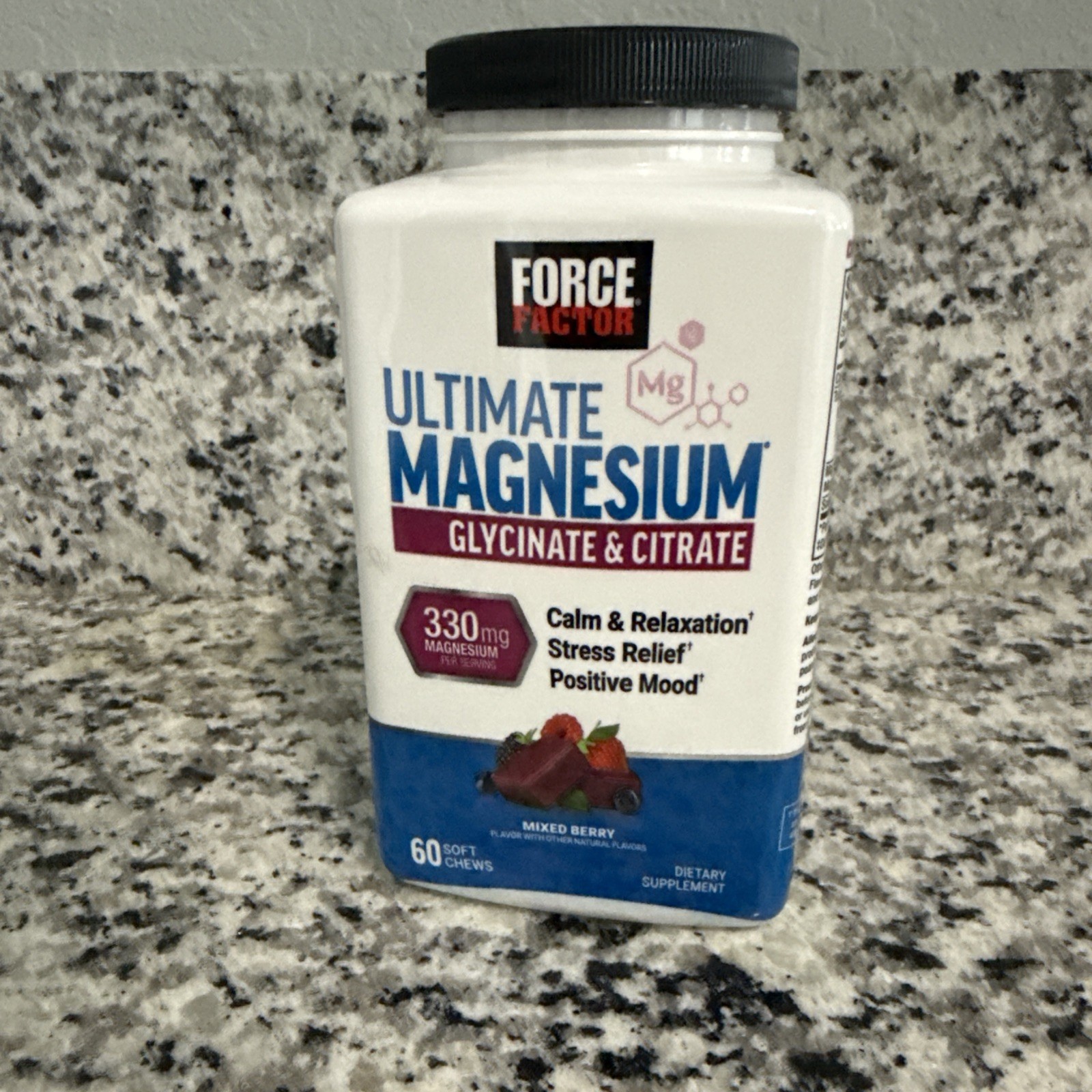 Force Factor Ultimate Magnesium Supplement, 330mg 60 Count (Pack of 1)