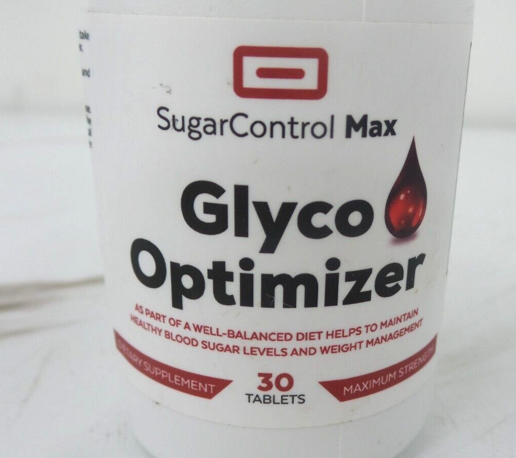Sugar Control Max Glyco Optimizer 30 tablets exp. 12/2025 (133173-1 B-8)
