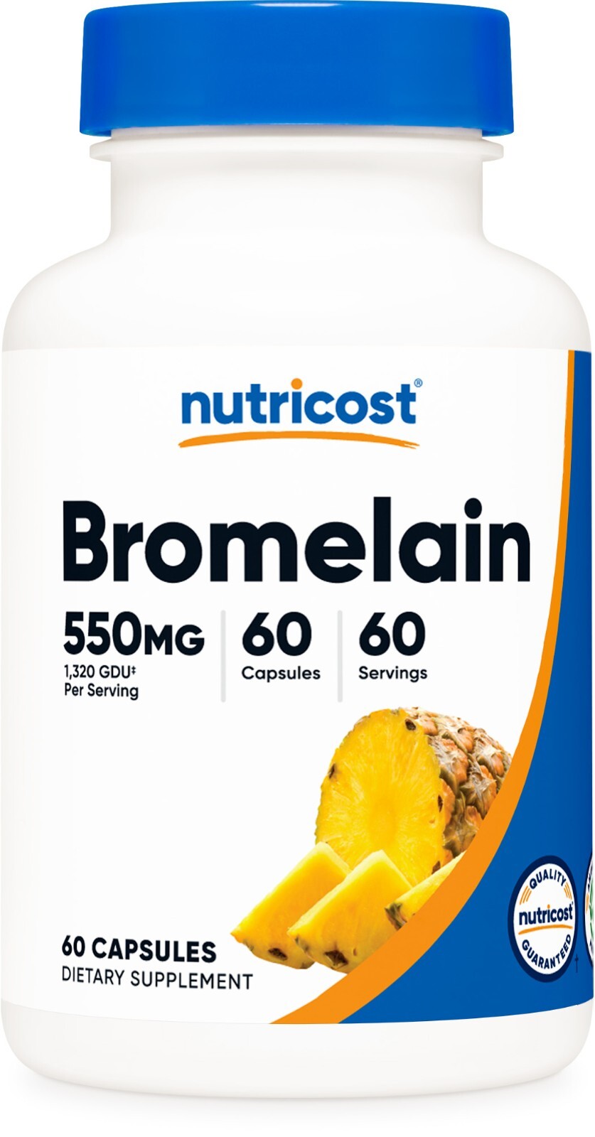 Nutricost Bromelain Capsules (60 Servings)(500 MG Per Serving) – Vegan, Non-GMO