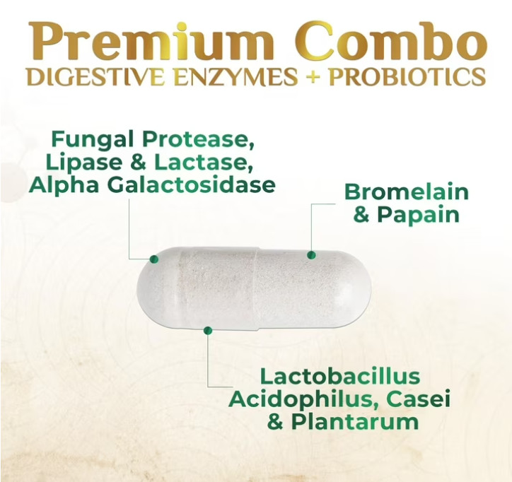 Digestive Enzymes with Probiotics – Probiotic Multi Enzymes with Probiotic Daily