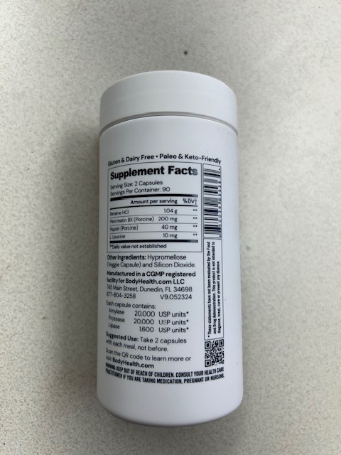 BODYHEALTH Digestive Enzymes