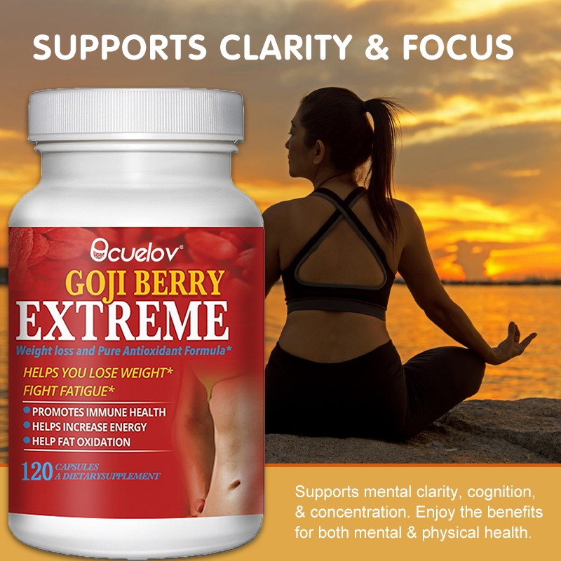 Goji Berry Supplement -Weight Management Antioxidant Formula 30/60/120 Capsules