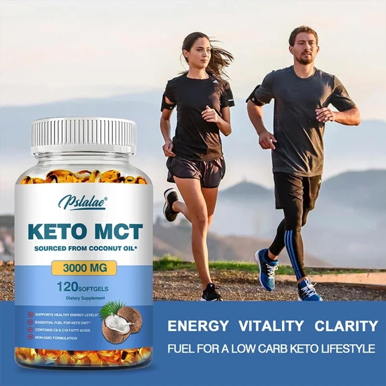 Keto MCT 120pcs – Accelerates Metabolism, Natural Energy, Supports Gut Health