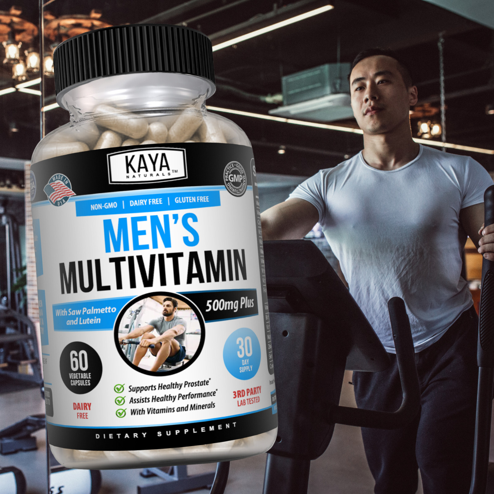 (2 Pack) Multi Vitamin for Men Capsules Mens Prostate Multivitamin Multimineral