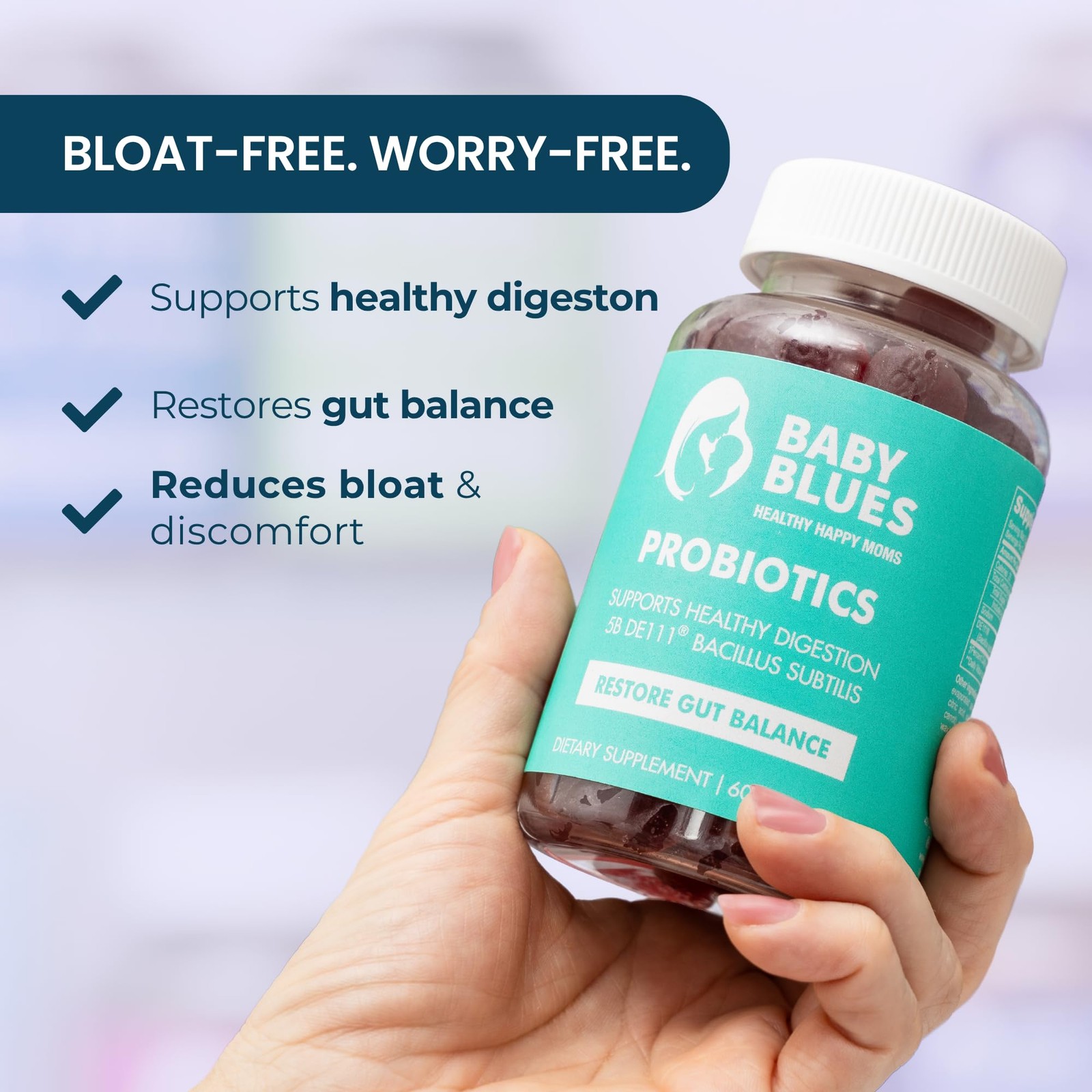 Probiotic Gummies for Women, Prenatal and Postnatal Probiotic for Pregnancy, …