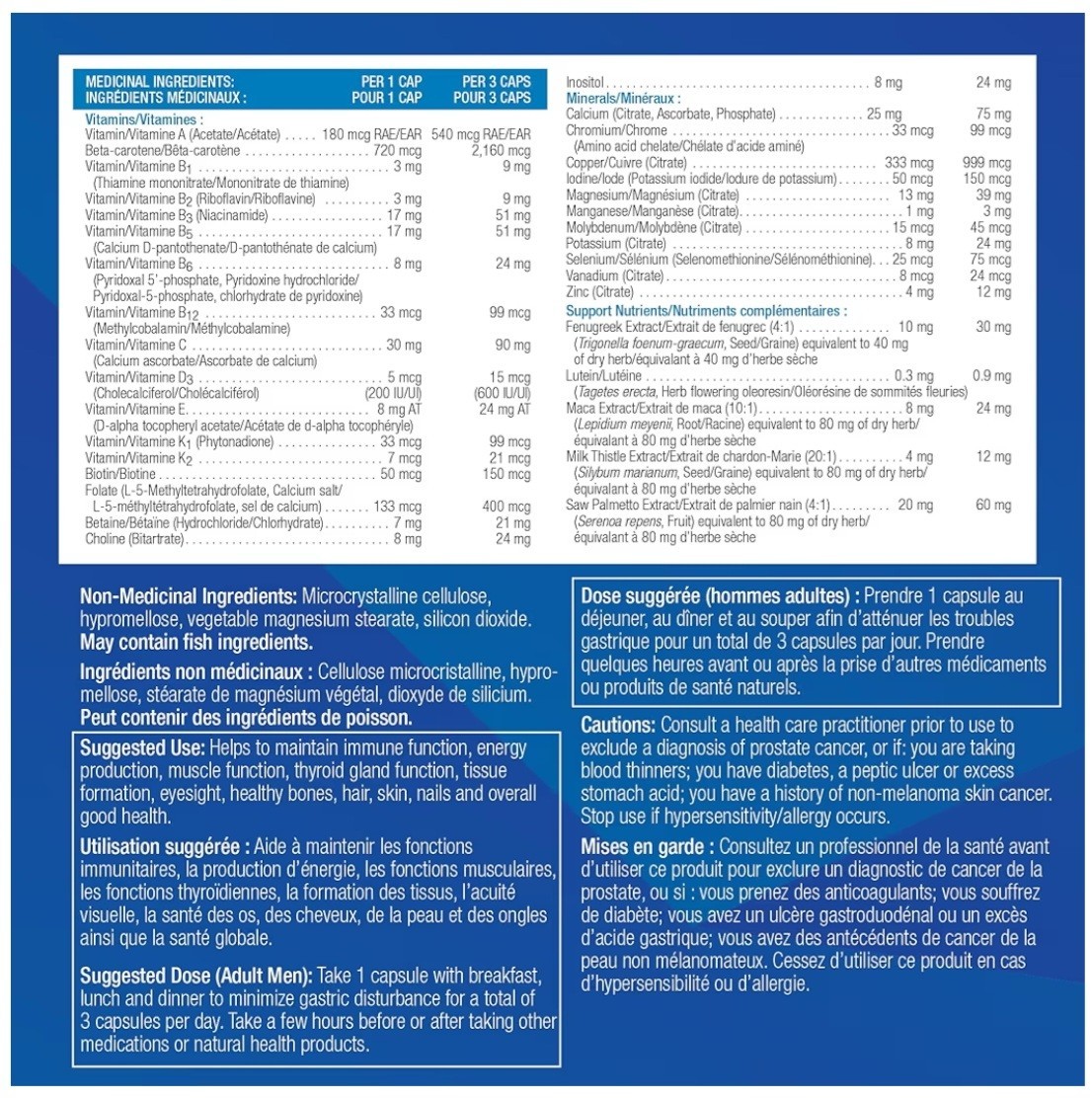 Progressive 100% Complete Multi Men’s 2-Pack 240 Capsules Bundle