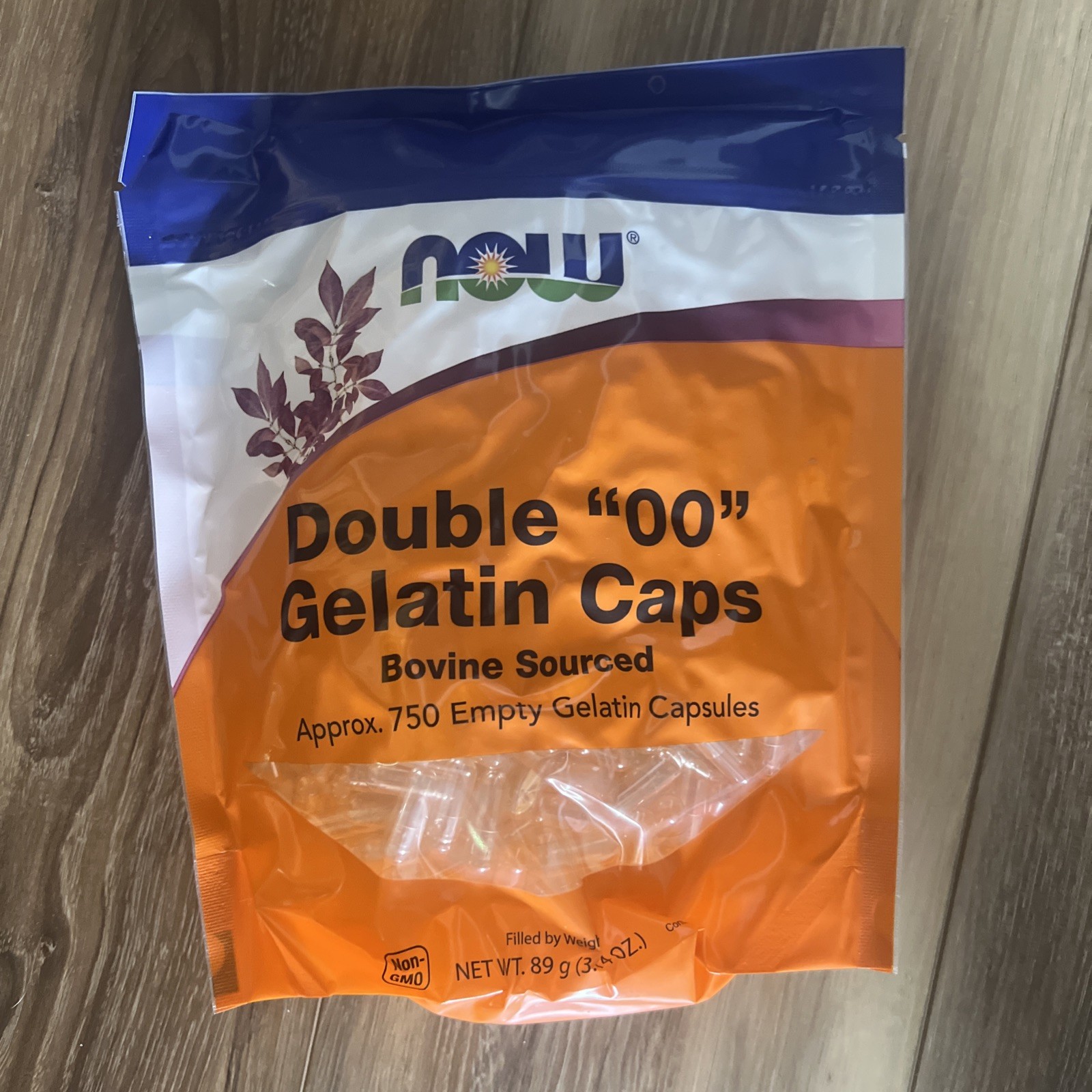 Gel “00” Caps 750 Caps By Now Foods