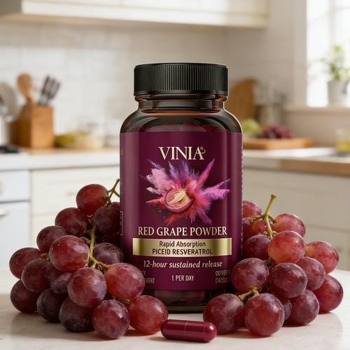 Professional VINIA Piceid Blood Supplement Non-GMO, 60ct Increases Resveratrol F