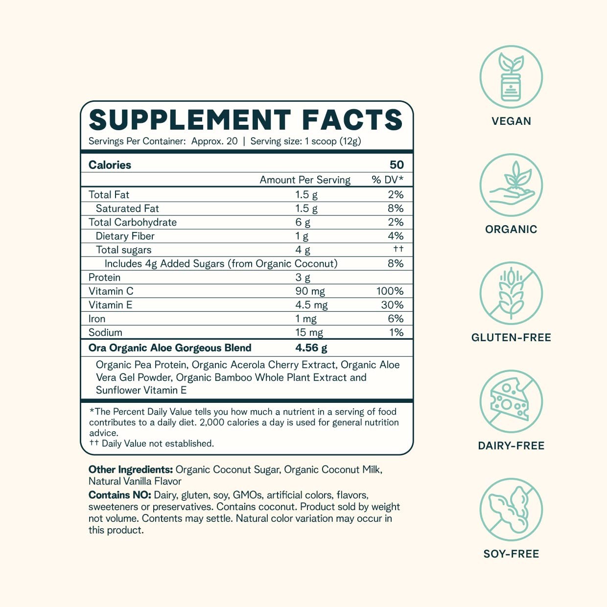 Vegan Collagen-Boosting Powder for Women and Men – Hair, Skin, & Nails Suppor…