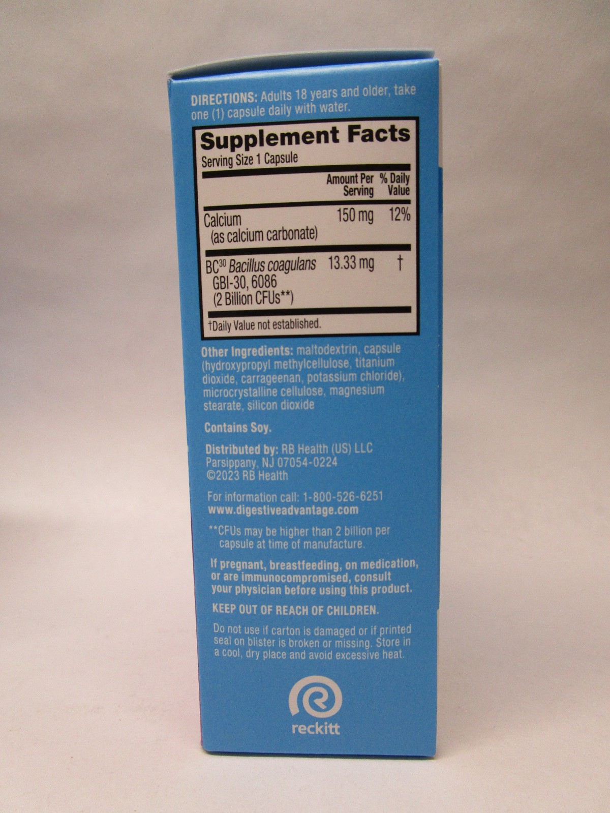 2 Packs – Digestive Advantage 4-in-1 Daily Probiotics 30 Count Exp 3/27