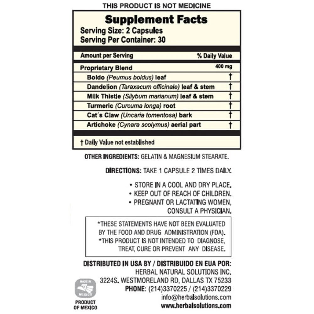 Herbal Solutions Livex Plus – Comprehensive Liver Support-Liver detox-capsules