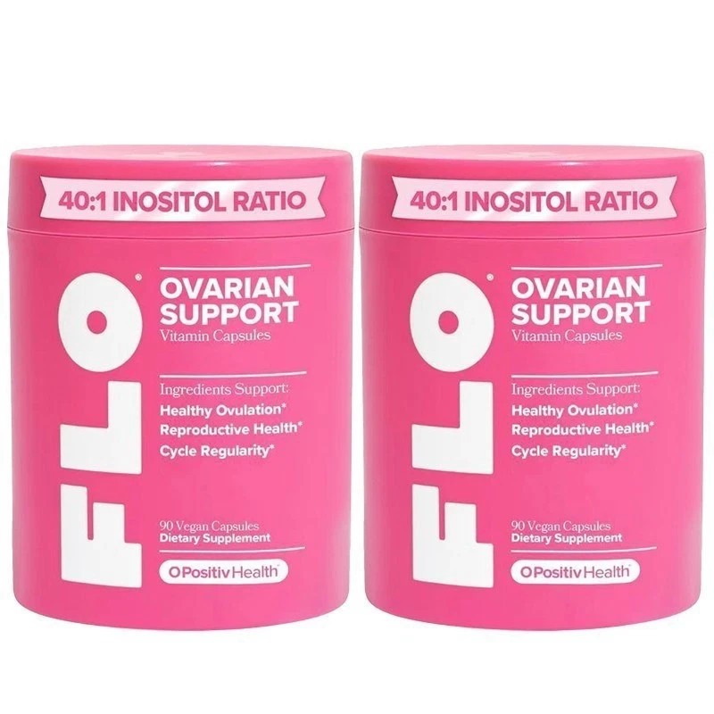 O Positiv FLO Ovarian Support Vitamin 90 Dietary Supplement for Hormone Balance