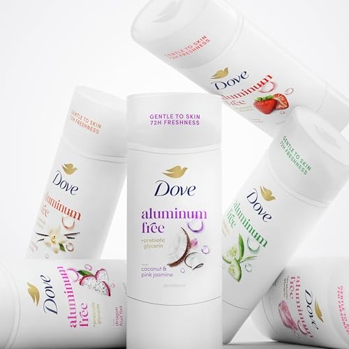 Dove Deodorant Stick Sparkling Vanilla for 72 2.4 Ounce (Pack of 1), Orange