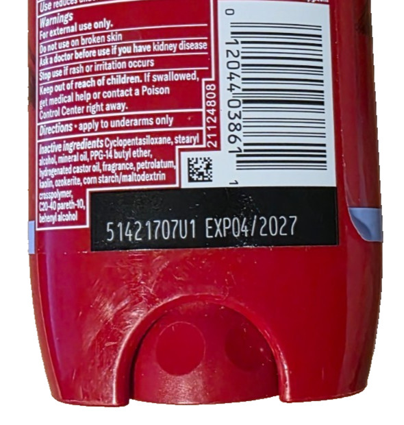 Old Spice Antiperspirant/Deodorant for Men WOLFTHORN 2.6oz (NEW)