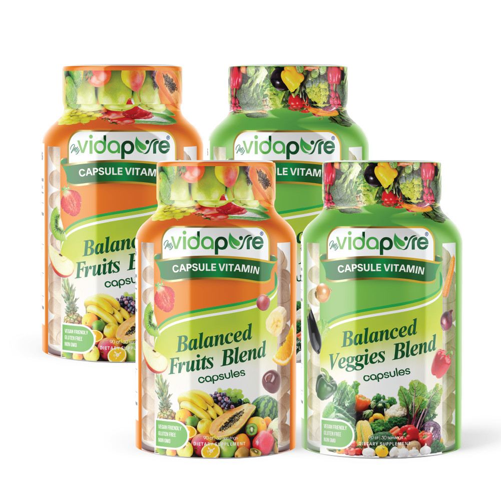 360 Caps Fruits & Veggies – 180 Fruit and 180 Veg (Compare to Balance of Nature)