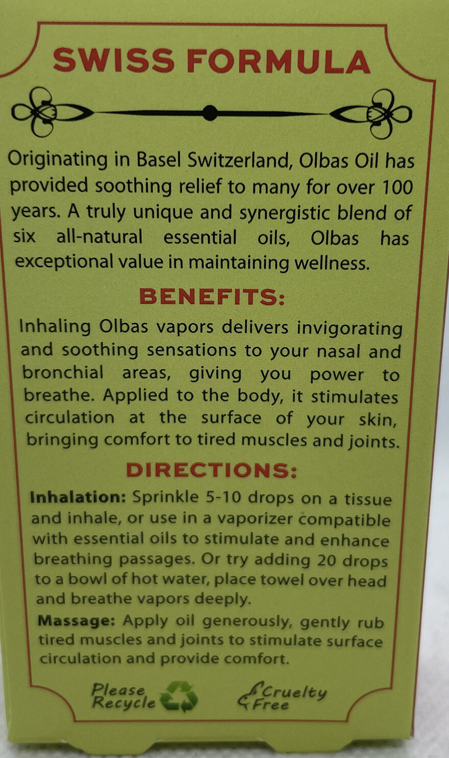Olbas Oil [All Natural / Rapid Action], 0.32 fl. oz.