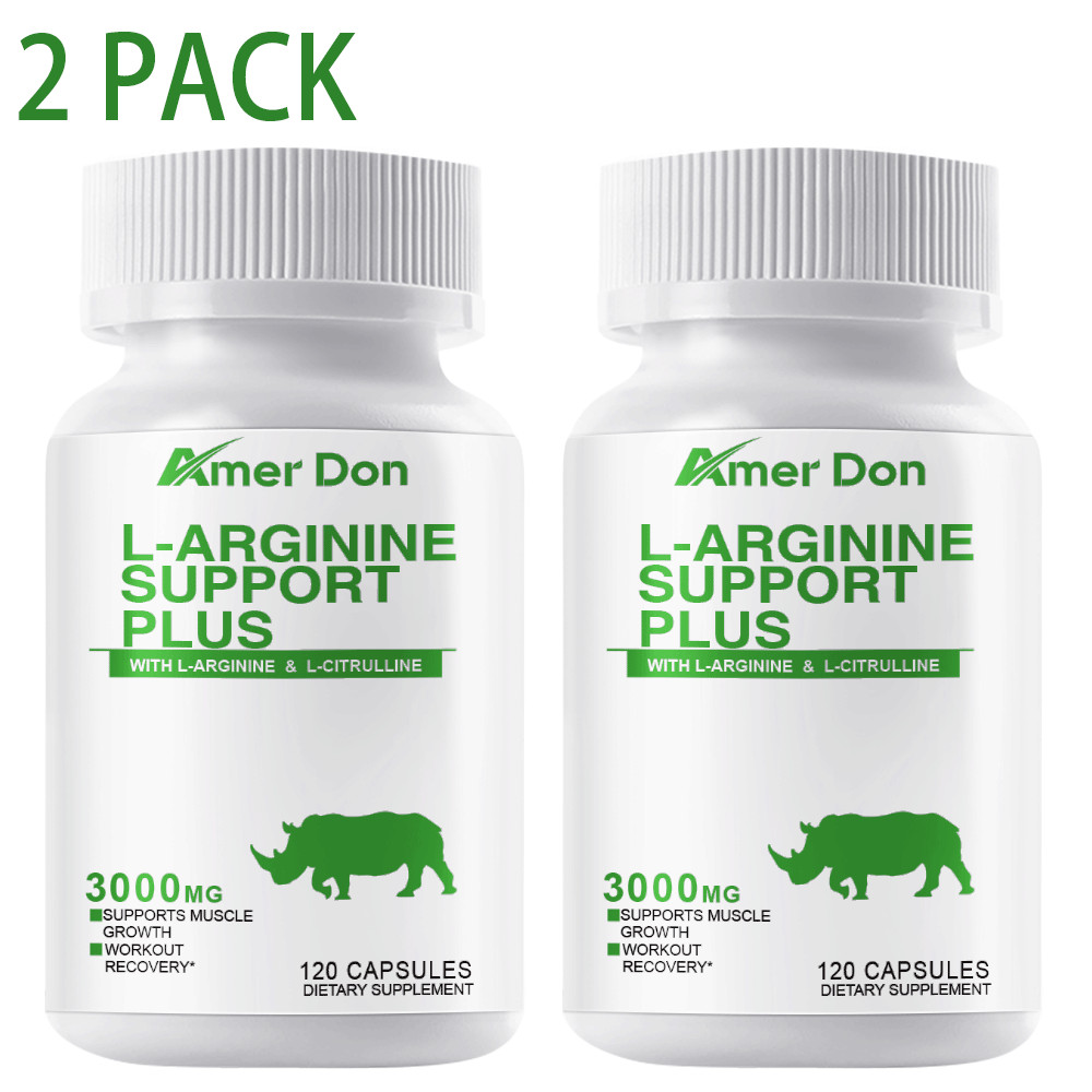 Nitric Oxide Booster L-Arginine, L-Citrulline 3000mg 240 Caps HIGHEST POTENCY