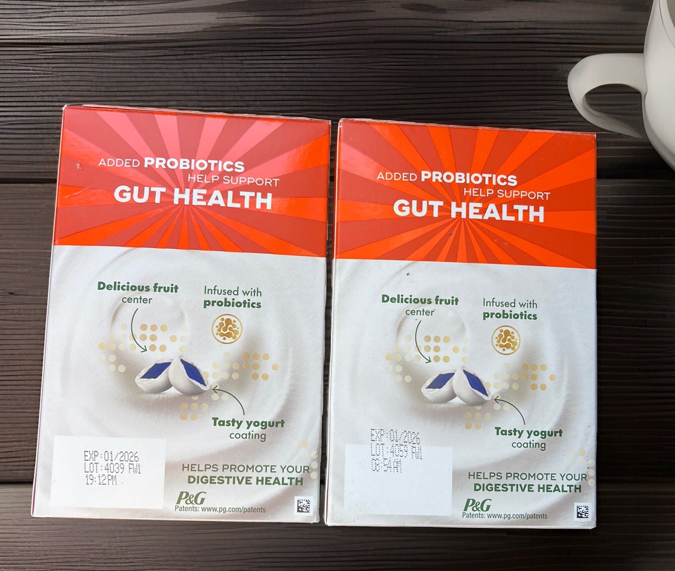 2 BOXES Align Probiotic, Yogurt Coated Probiotic Bites (63 Pouches) Exp 01/2026+