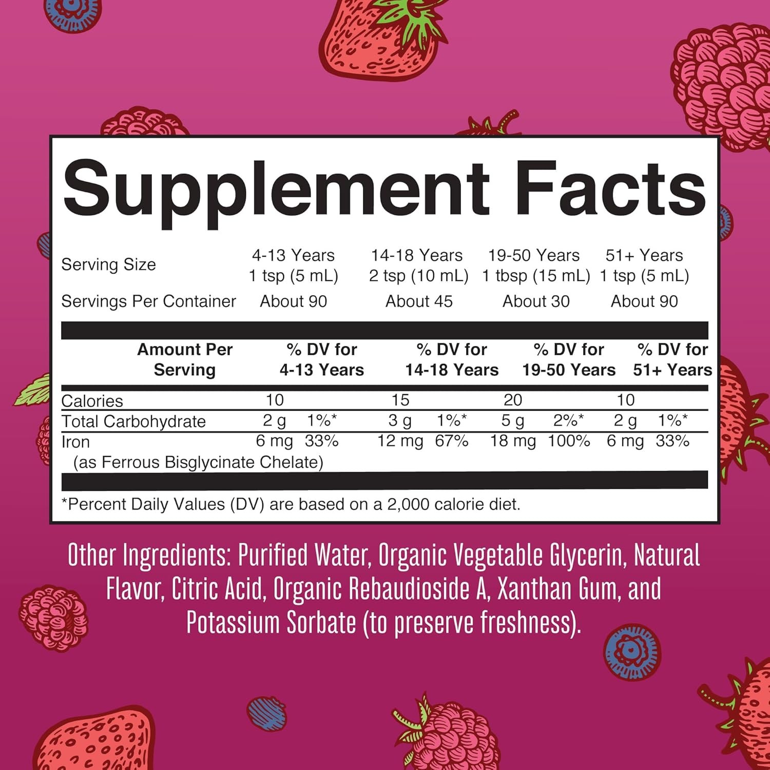 MaryRuth’s MaryRuth’s Liquid Morning Multivitamin +Hair Growth (Peach Mango