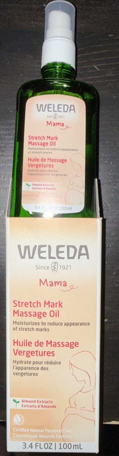 Weleda Stretch Mark Massage Oil 3 4 fl oz 100 ml All-Natural, No Artificial
