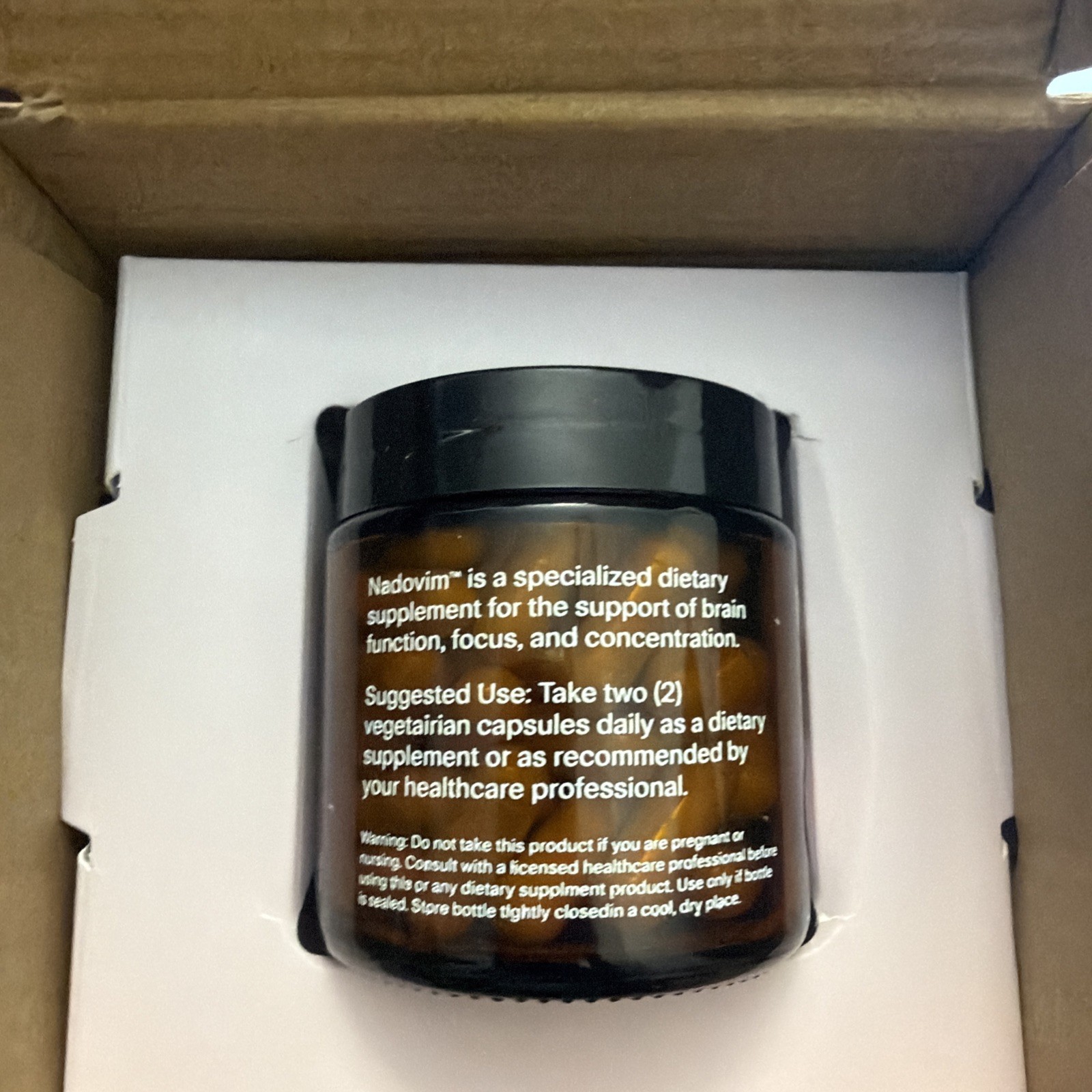 N a d o v i m 60 Capsule Brain Supplement Exp 9/2026 Freeshipping