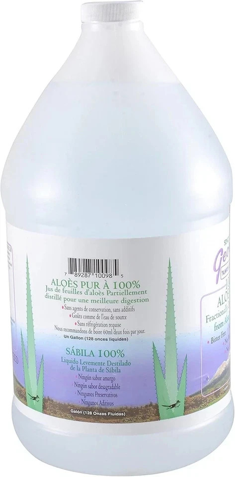 Warren Laboratories George’s 100% Aloe Vera Liquid 128 fl. oz Each (Pack of 2)