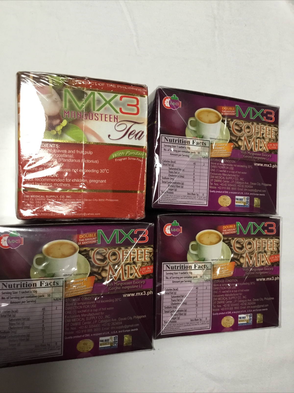3 Boxes Of Mx3 Coffee & 1 Box Of Mx3 Tea W/ Free Priority Shipping 💖