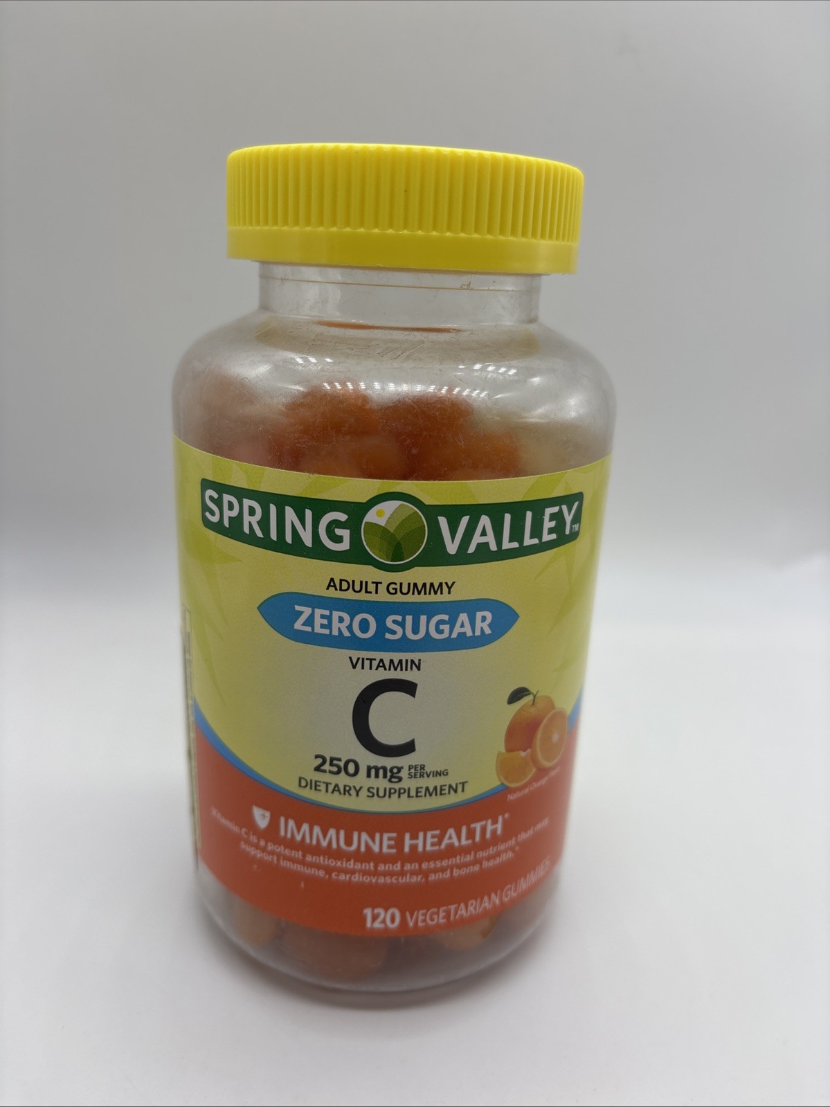 Spring Valley Zero Sugar Vitamin C PK.1 – 250mg 120gummies EXP: 12/2026 Ref.290