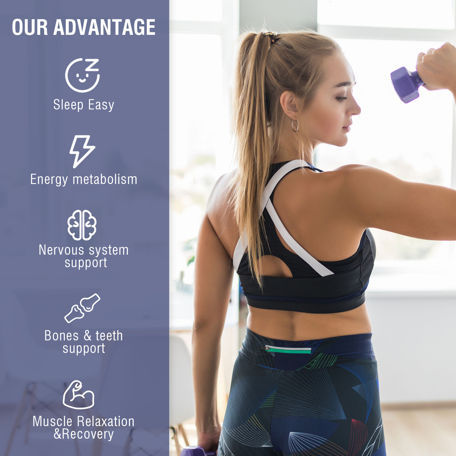 Magnesium 12-in-1 Complex – Glycinate Citrate Malate for Sleep, Stress Relief