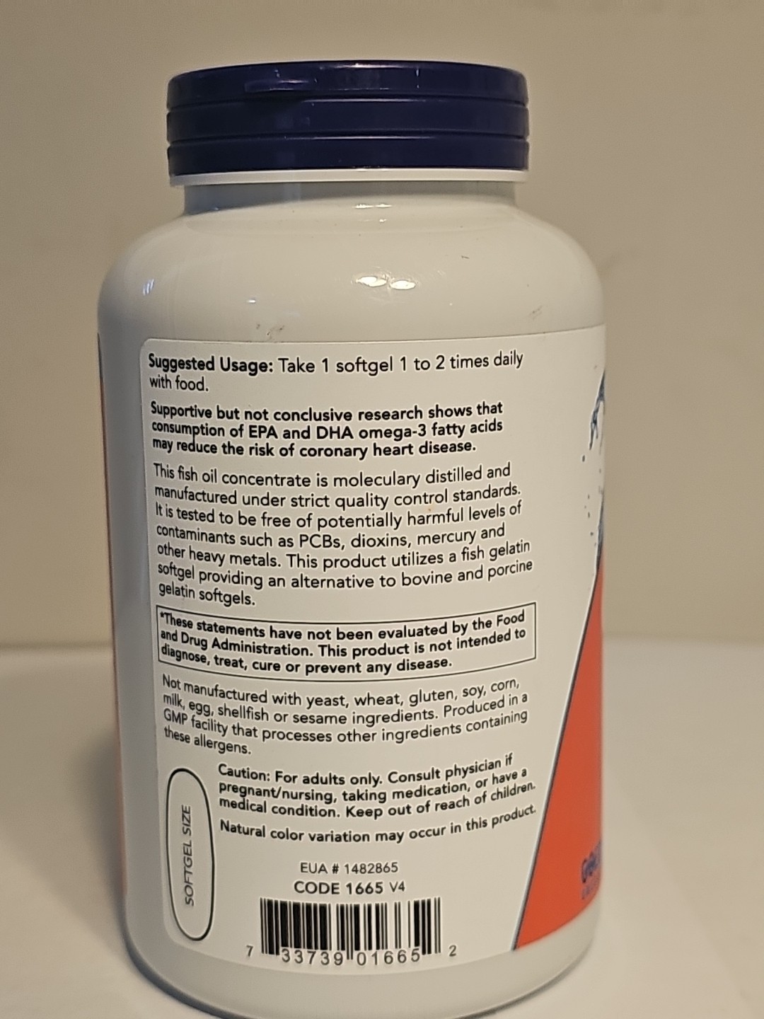 NOW Ultra Omega-3 Fish Oil – 180 Softgels Cardiovascular Support 12/27 SEALED