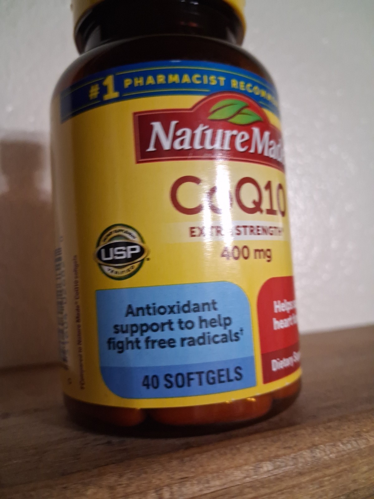 Nature Made CoQ10 400 mg Softgels – 40 Count Exp12/2027 Or Later #1 Heart Health