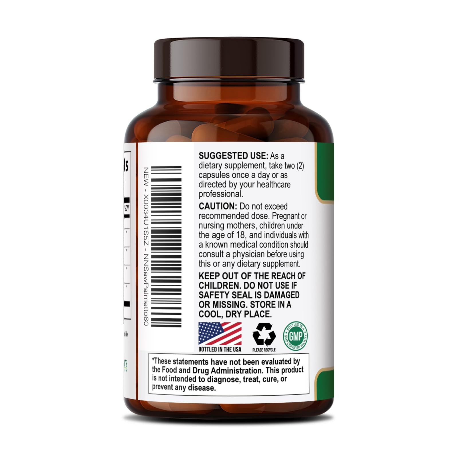 Saw Palmetto for Men – 3X Strength Prostate Health Supplements for Natural Men’s