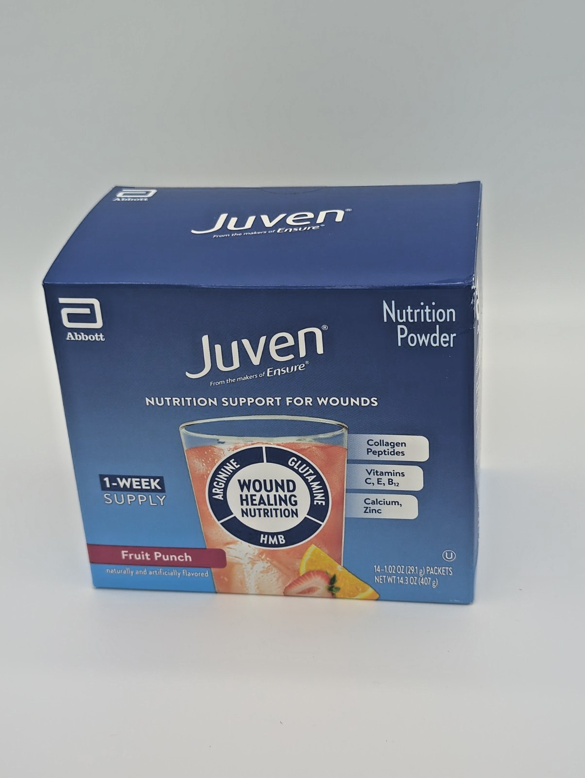 Juven Therapeutic Nutrition Powder – Abbott – Fruit Punch 14 Packets EXP 08/2027