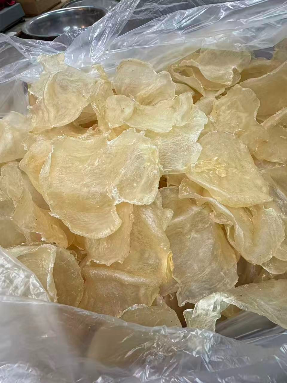 南美洲野生特大7头蝴蝶胶1LB/Bag XL Size Dried South American wild caught fish maw-U.S Seller