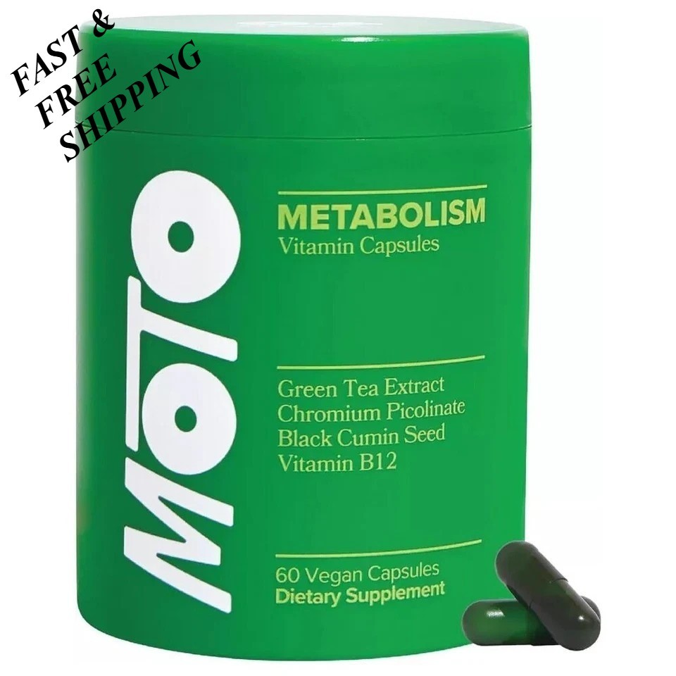 1-3 PCS O Positiv Moto Women’s Metabolism Support Energy&Curb Craving Vegan 60
