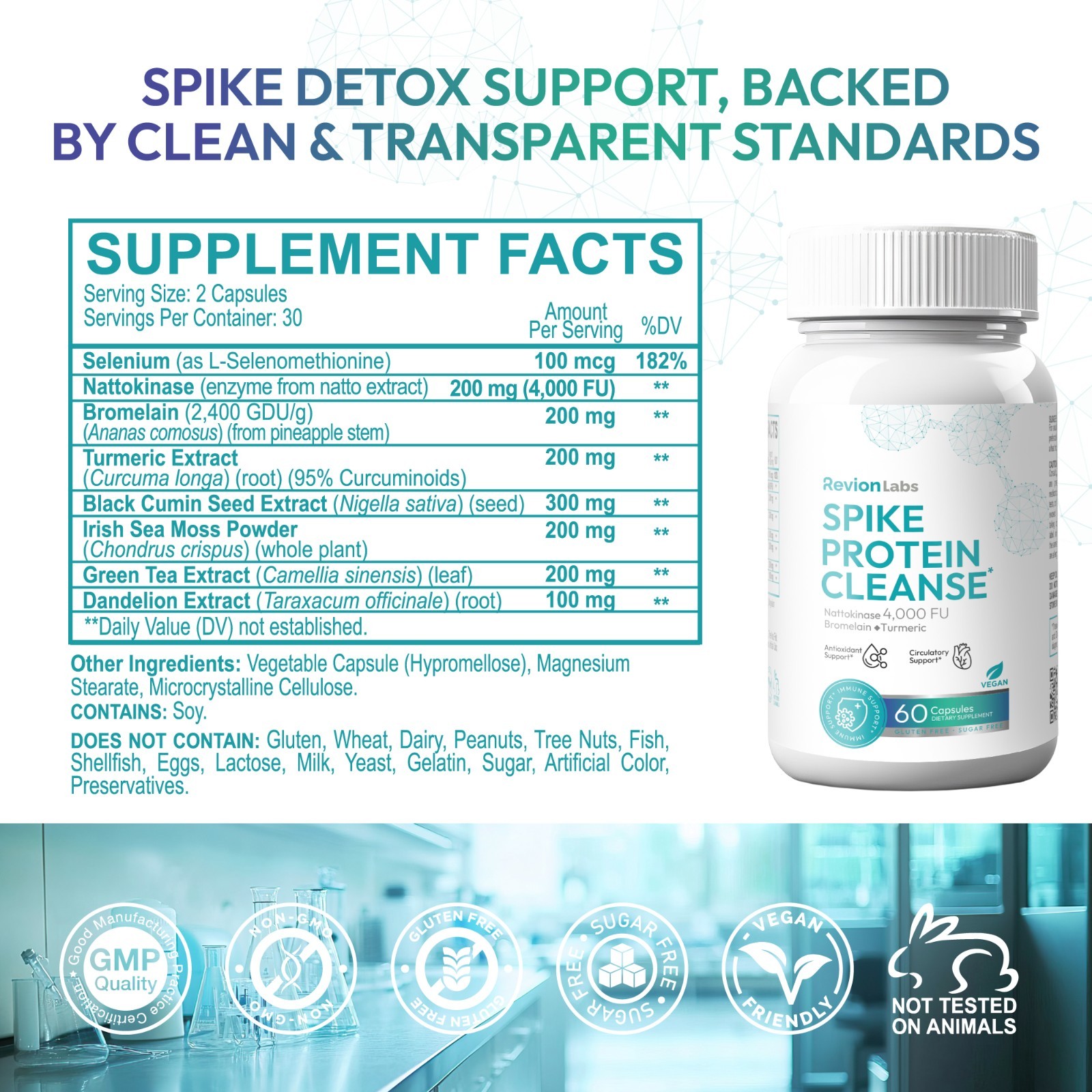 RevionLabs Spike Protein Detox Support Supplement