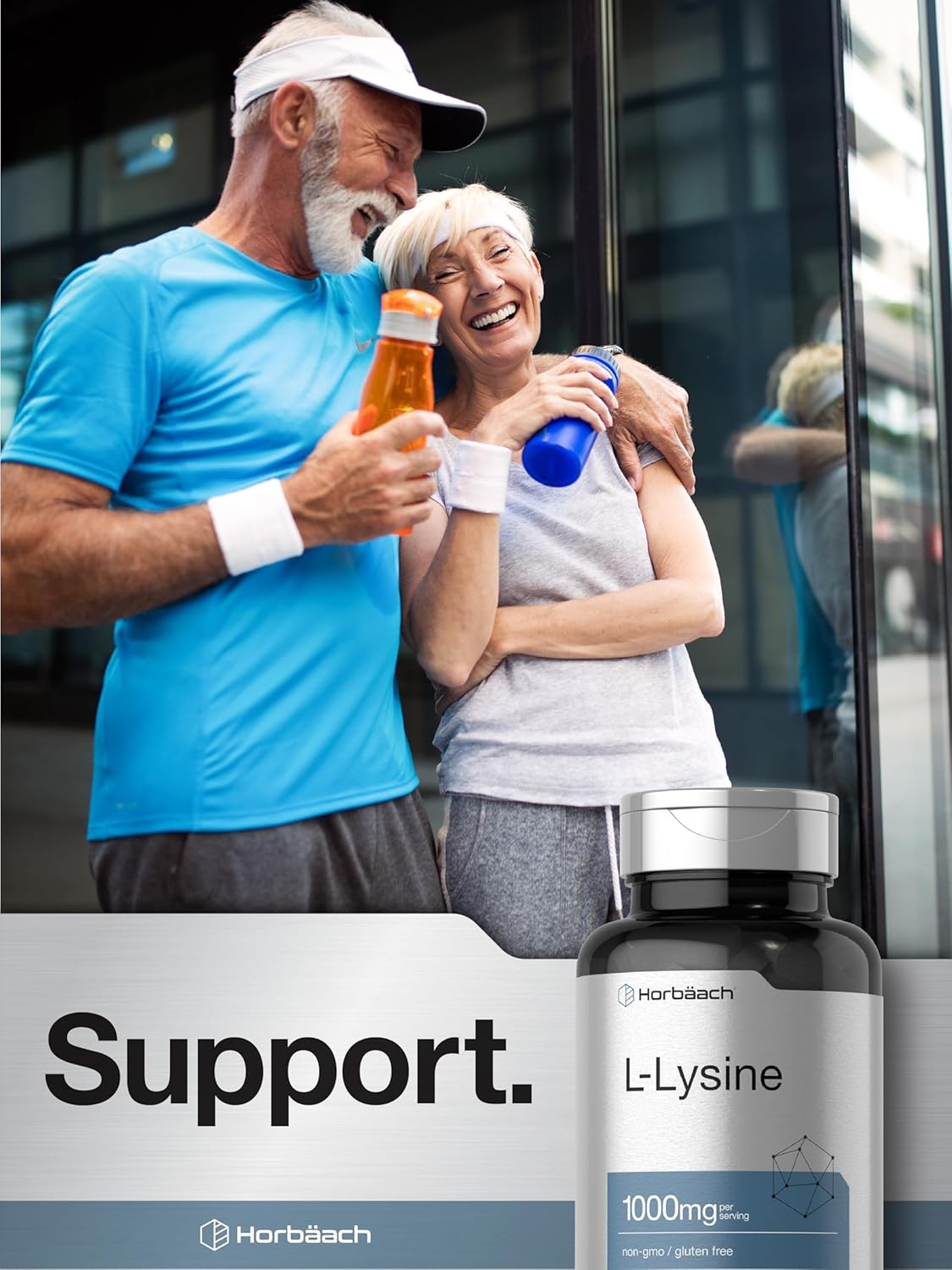 L-Lysine 1000Mg | 100 Coated Caplets | Free Form Dietary Supplement | Essential