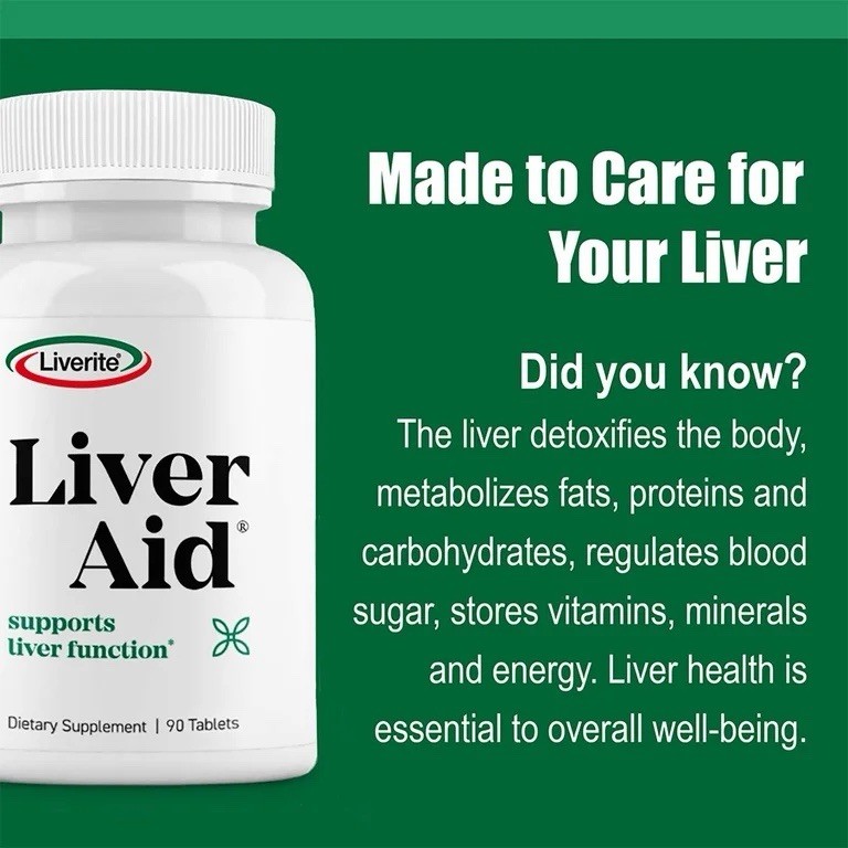 Liverite Liver Aid All-in-One Product Tablet – 60 Count