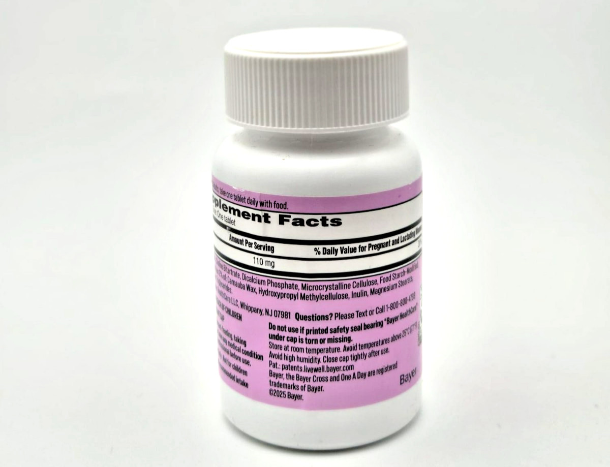 One A Day Prenatal Advanced- 60 Choline Tablets – EXP 02/2027