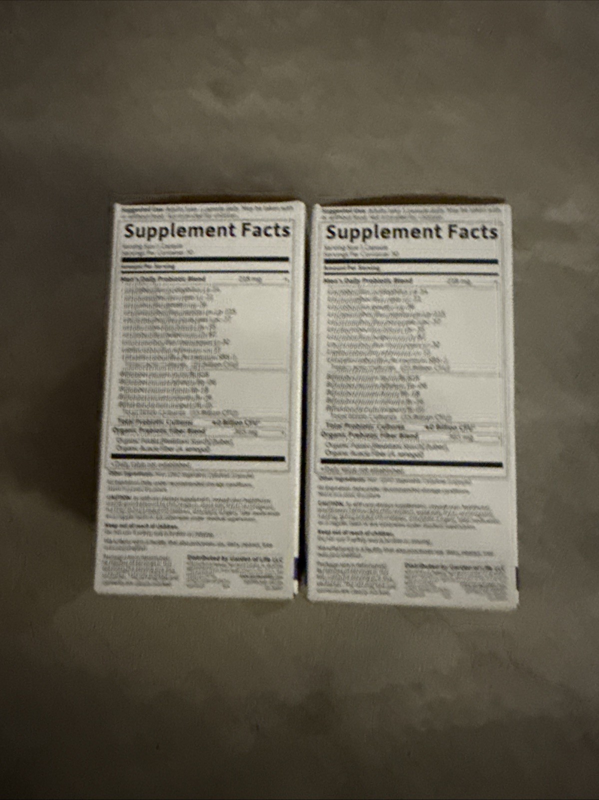 2 Garden of Life Men’s Daily Care 40 Billion CFU 30 Capsules; Exp. 04/27 & 08/27