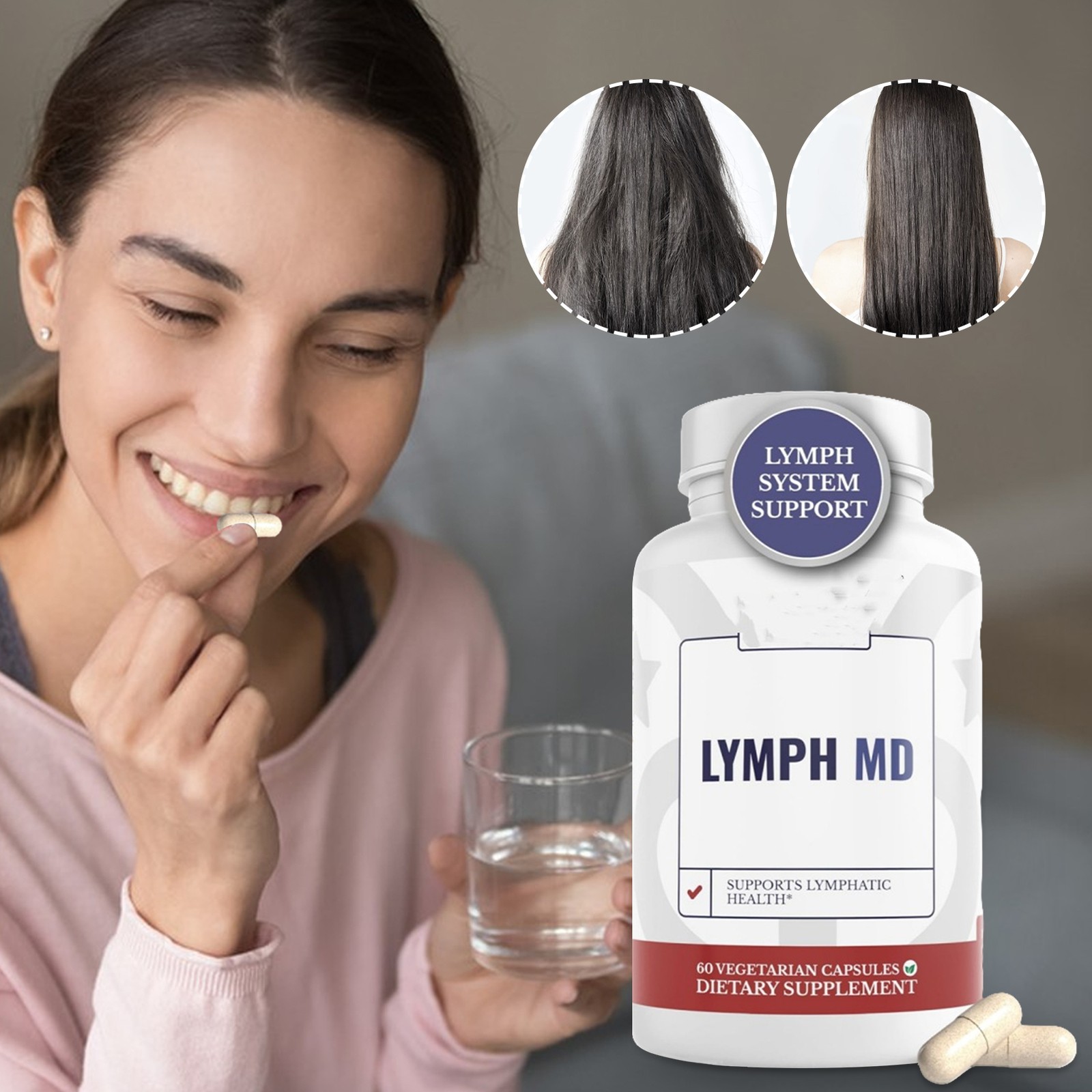 LYMPH MD Lymphatic Drainage Supplement 60ct – Nation Health Lymph System Health
