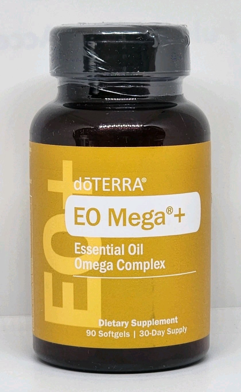 doTERRA EO Mega+ Essential Oil Omega Complex Supplement 90 Softgels Exp. 07/2026