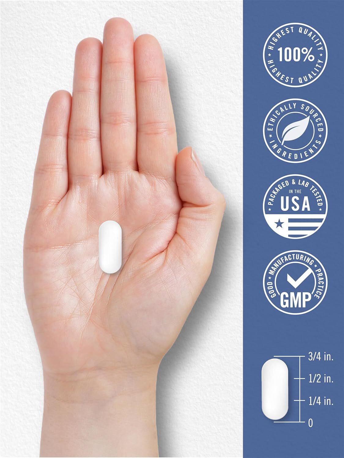 L-Lysine 500mg | 250 Caplets | Amino Acid Supplement | Vegetarian | by Carlyle