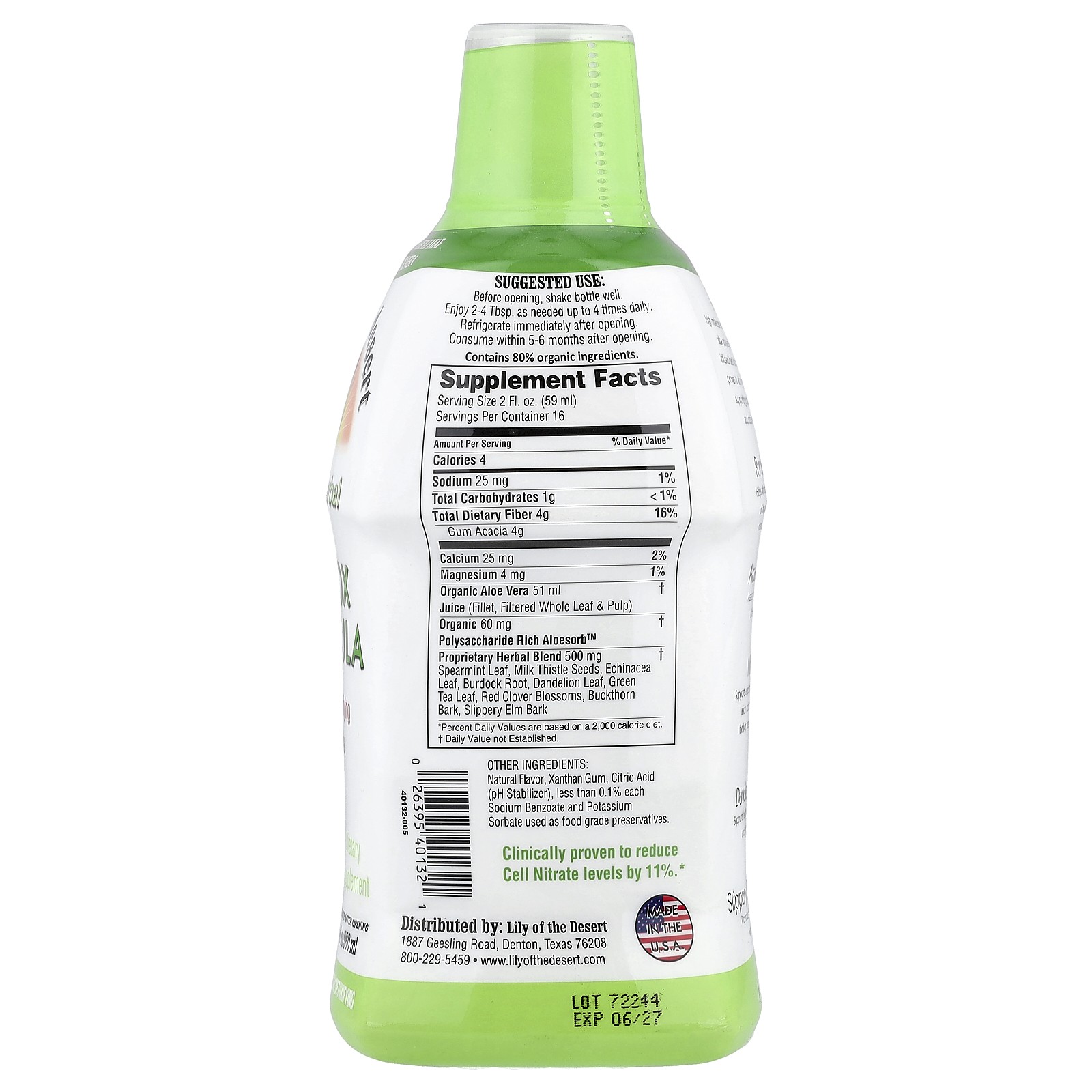 Aloe Herbal, Detox Formula, 32 fl oz (960 ml)