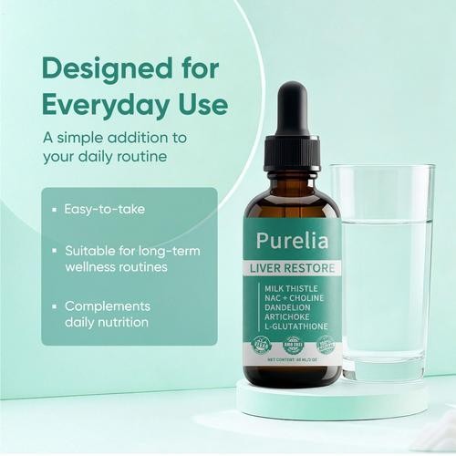 Restore, Liver Purelia Complete Liver Support Supplement With Milk Thistle 60ML